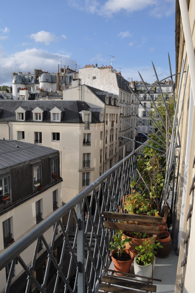 The amazing view from our Montmartre Hideaway